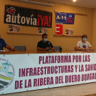 Colectivos de Soria, Burgos y Valladolid convocan una nueva marcha lenta para exigir la finalización de la A-11.- E. M.
