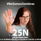 Campaña 'No somos sombras' de Cermi Castilla y León por el Día contra la Violencia de Género. -CERMI CYL