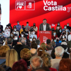 Óscar Puente, durante el acto electoral del PSOE en Valladolid.- ICAL