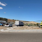 Accidente de tráfico entre dos turismos en Fuentesaúco (Zamora). - ICAL