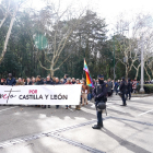 Manifestación "Por el Respeto a Castilla y León" celebrada este sábado en Valladolid.- ICAL
