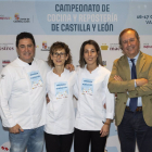 Las chef salmantinas Sara Cámara y Begoña Río, campeonas de cocina y repostería de CyL 2023. -E. PRESS