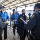 Controles policiales en la estación de tren de Valladolid, en una imagen de archivo. MIGUEL ÁNGEL SANTOS / PHOTOGENIC