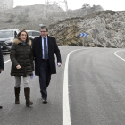 La consejera de Movilidad y Transformación Digital, María González Corral, visita la carretera BU-504 tras las obras realizadas en la misma. ICAL