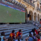 Pantalla gigante en Soria para ver la final del Mundial Femenino. ICAL