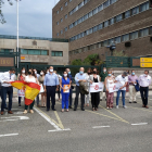 Concentración contra los indultos en Valladolid, encabezada por el vicepresidente Igea. - EUROPA PRESS