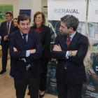Iberaval inaugura su nueva oficina en Palencia en un acto presidido
por el consejero de Economía y Hacienda y portavoz de la Junta, Carlos Fernández Carriedo, junto al presidente de Iberaval, César Pontvianne - ICAL