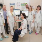 Equipo de Neumología en el Hospital Universitario Río Hortega de Valladolid. -J. M. LOSTAU