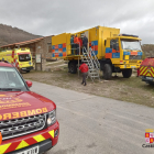 Parte del equipo que ha colaborado en el rescate de cuatro montañeros heridos en la Sierra de Gredos, Ávila - EMERGENCIAS CYL