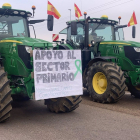 Tractores en una protesta en Valladolid. -EUROPA PRESS
