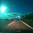 Un bólido celeste surca el cielo de Valladolid