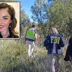 Agentes del FBI, en un momento de la búsqueda de Ana María Knezevich
