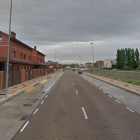 La calle Prado de la Lana de Palencia en la que circulaba el hombre en dirección contraria