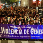 Manofestación contra la violencia de género del pasado 25 de noviembre en Valladolid.
