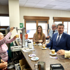 El consejero de la Presidencia, Luis Miguel González Gago, presenta la nueva línea de ayudas para bares y centros de ocio en pequeños municipios de Castilla y León.