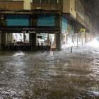 Tromba de agua en Valladolid.