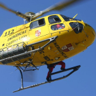 Helicóptero de rescate de Castilla y León en una imagen de archivo.