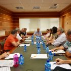 Reunión del  viceconsejero de Política Agraria Comunitaria y Desarrollo Rural, Jorge Llorente, con las organizaciones agrarias sobre las nuevas medidas.