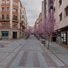 Calle Campo en Soria, lugar donde ocurrió la reyerta con cinco detenidos.