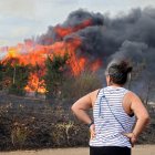 Incendio en Aldea de la Valdoncina en León