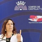 La secretaria general del Grupo Parlamentario Socialista en las Cortes de Castilla y León, Rosa Rubio.