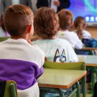 Inicio del curso escolar en el Colegio Público La Granja de León