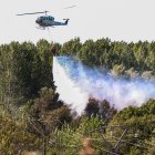 Hasta once medios, incluyendo dos helicópteros, logran controlar en apenas una hora las llamas originadas en la comarca de Ciudad Rodrigo