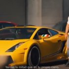 El joven Adrián Otero ha participado en la campaña a bordo del Lamborghini amarillo