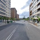 Avenida Valladolid en Palencia, donde tuvo lugar el altercado.