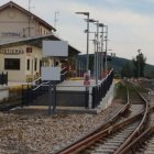 Estación de tren de Cistierna, imagen de archivo.