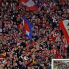 Ultras del Atlético de Madrid.