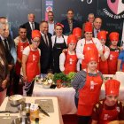La Feria de los Productos de León abre las puertas de su trigésima edición con la presencia del presidente de la Diputación, Gerardo Álvarez Courel; el alcalde de León, José Antonio Diez, y el delegado del Gobierno, Nicanor Sen
