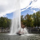 Imagen de la fuente de Andrómeda del Palacio Real de la Granja