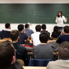 Alumnos de Matemáticas de la Universidad de Valladolid en una imagen de archivo.