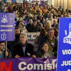 Manifestación contra la violencia de género en Valladolid