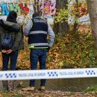 Policía científica en el lugar de los hechos.