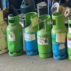Botellas de gas no autorizado.