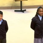 Los niños de San Ildefonso cantan el tercer premio