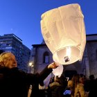 Suelta de farolillos de la Asociación Proyecto Rubare.