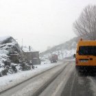 Imagen de archivo de una nevada en Puerto del Pico, en Ávila.