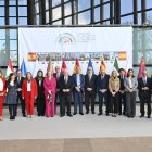 El presidente de las Cortes de Castilla y León, Carlos Pollán, participa en las jornadas de trabajo organizadas por la COPREPA que tienen lugar en la Asamblea de Madrid
