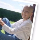 María en la foto de la web de su fundación,' La sonrisa de María'