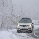 Carreteras afectadas por la nevada en Castilla y León.