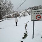 Nieve en el sur de la provincia de Ávila