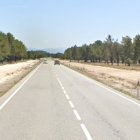 CL-603 en Turégano, donde se produjo el accidente