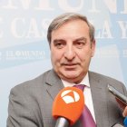El consejero de Movilidad y Transformación Digital, José Luis Sanz Merino antes del Club de Prensa de El Mundo-Diario de Castilla y León