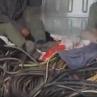 Una de las imágenes de la detención.
