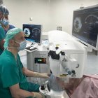 Intervención en el hospital Clínico de Valladolid con el láser de femtosegundo