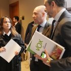 Patricia Gómez Urbán, Carlos Menéndez y David Hierro, en una imagen de archivo.