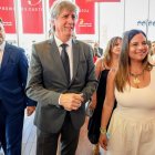 Daniel de la Rosa, Carlos Martínez, Patricia Gómez Urbán y Nuria Rubio, en los Premios Castilla y León de este miércoles.